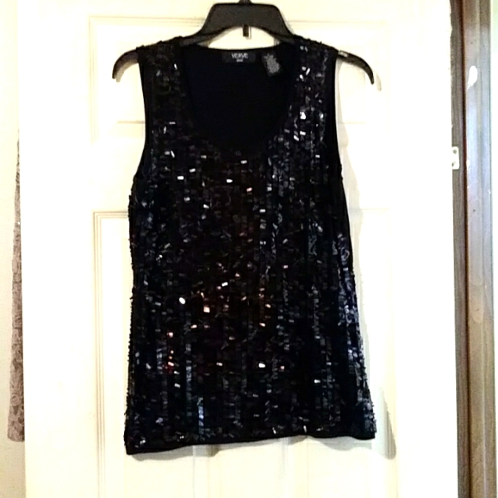 Verve fancy tank top. Size Large. Dress it up or down.